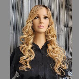 Belle Tress Camellia in Sugar Cookie With Hazelnut, Lace Front, Mono Top, NWT